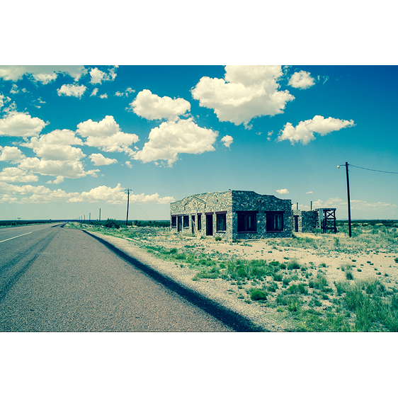 Abandoned Gas Station in West Texas